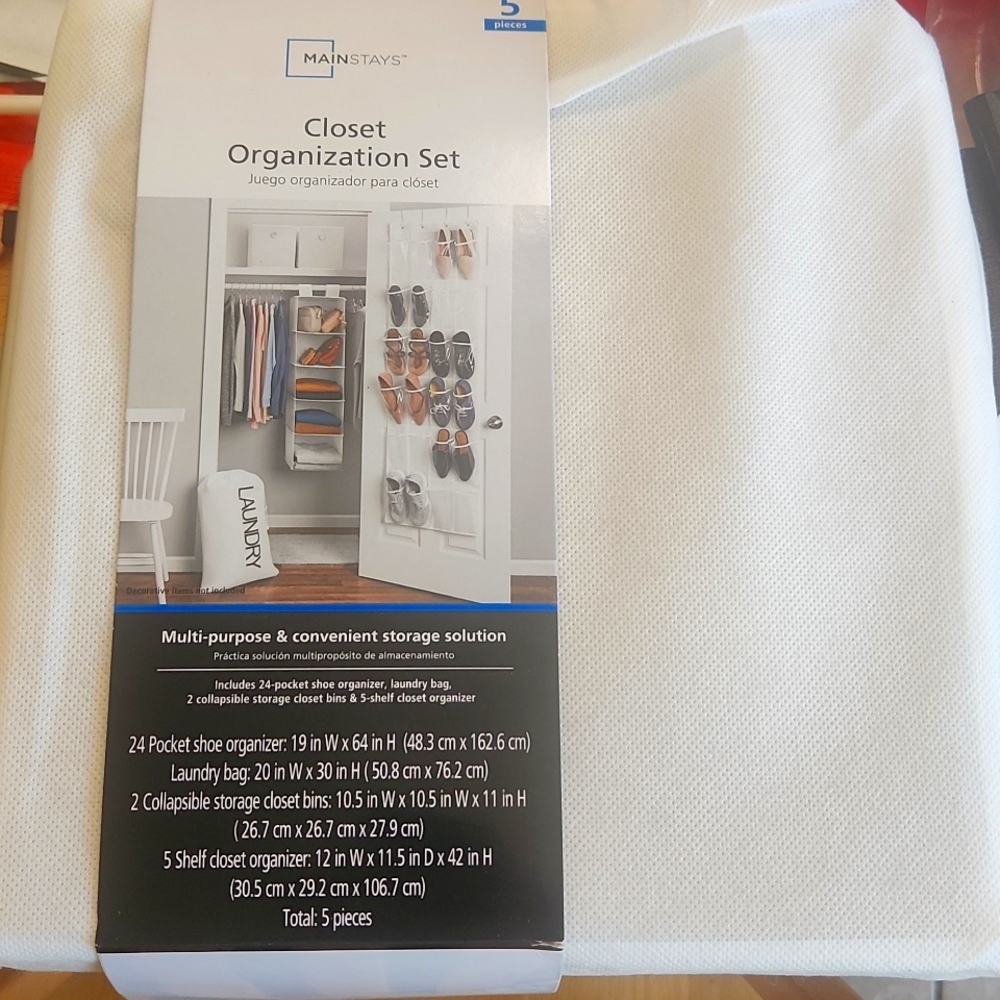 5 Piece Closet Organization Set